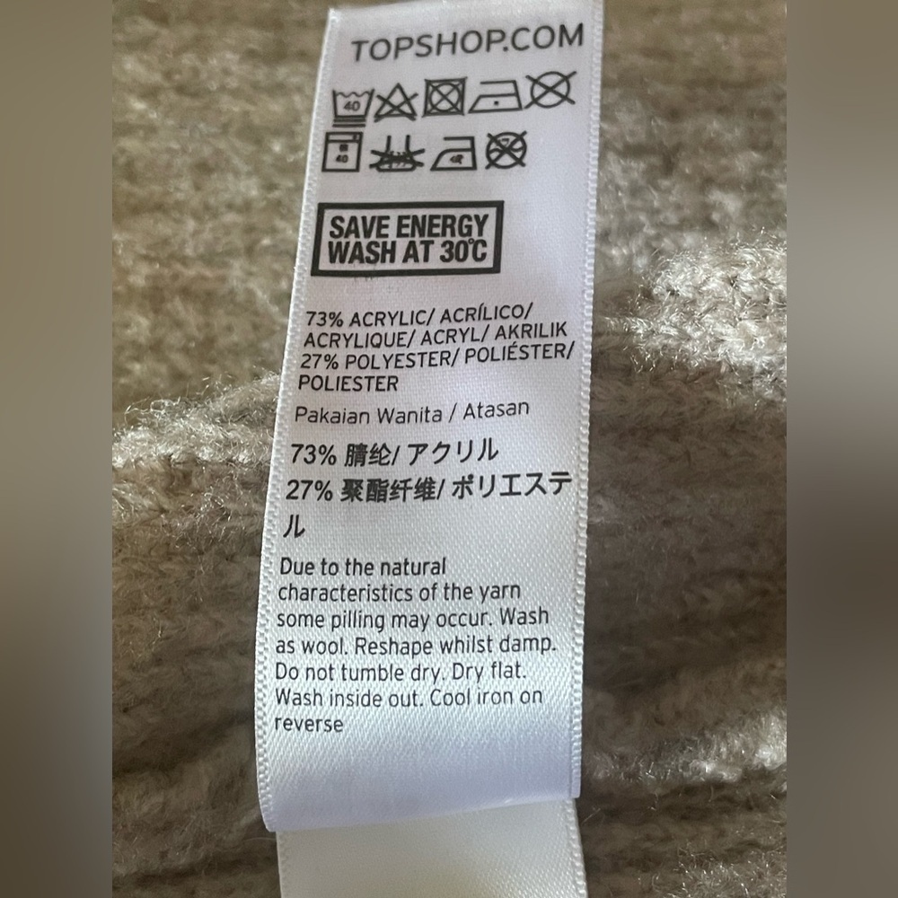 Topshop open front cardigan. - Picture 4 of 6
